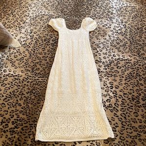Zara White Midi Dress